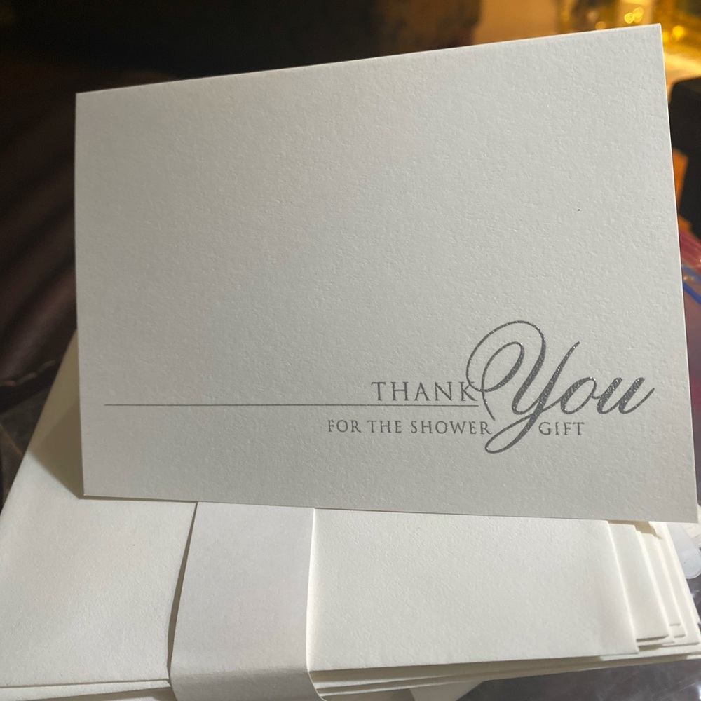 NIB Bridal Shower Thank you Cards